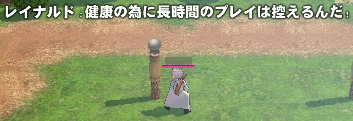 健康の為に長時間のプレイは控えるんだ!