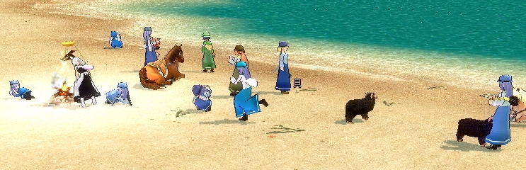 潮干狩り